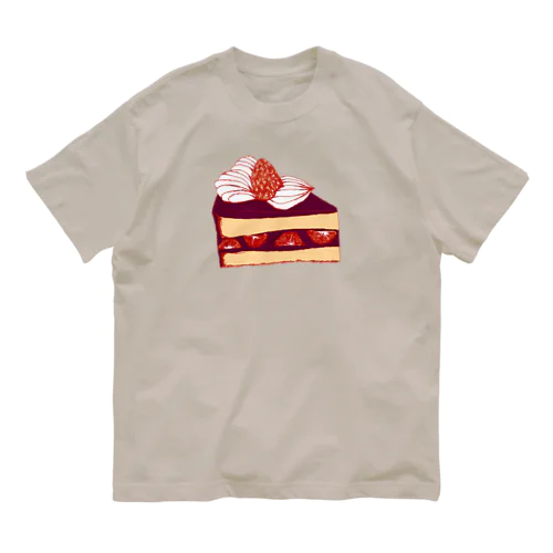 ショートケーキ オーガニックコットンTシャツ