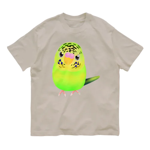 うるうる黄緑ジャンボ① Organic Cotton T-Shirt