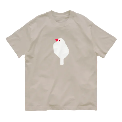 文鳥といっしょに オーガニックコットンTシャツ