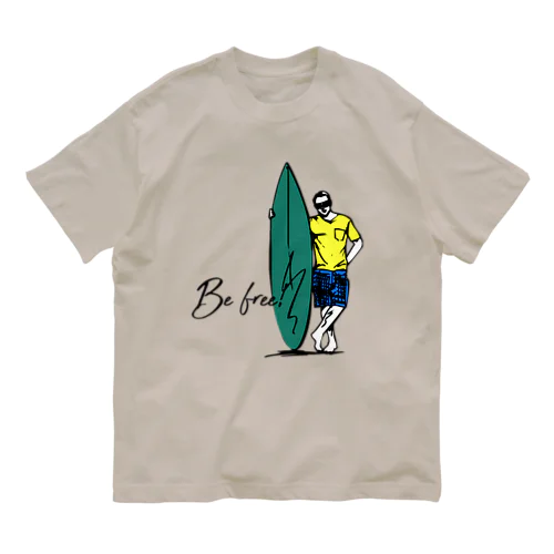 BE FREE オーガニックコットンTシャツ