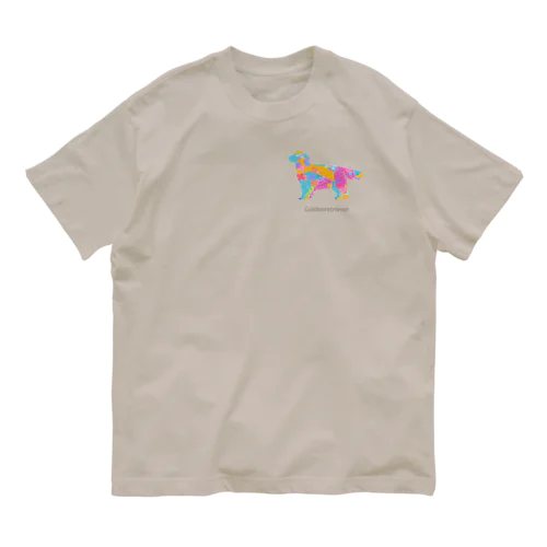 アレグリヘ　ゴールデン オーガニックコットンTシャツ