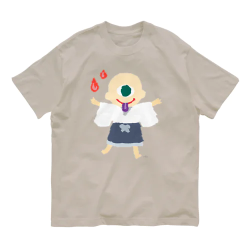 おばけTシャツ＜でっかい一つ目小僧＞ Organic Cotton T-Shirt