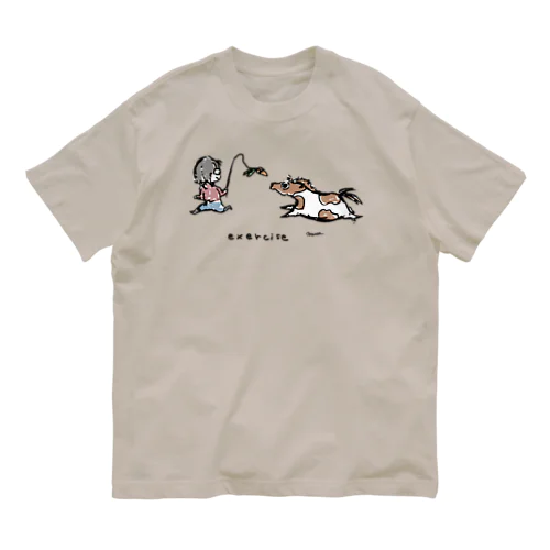 exercise オーガニックコットンTシャツ