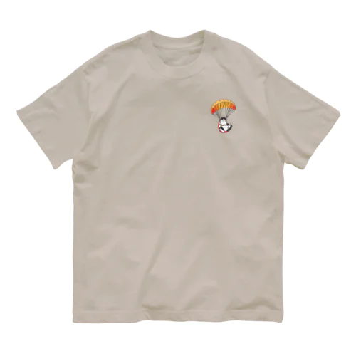 にゃんこパラグライダー Organic Cotton T-Shirt