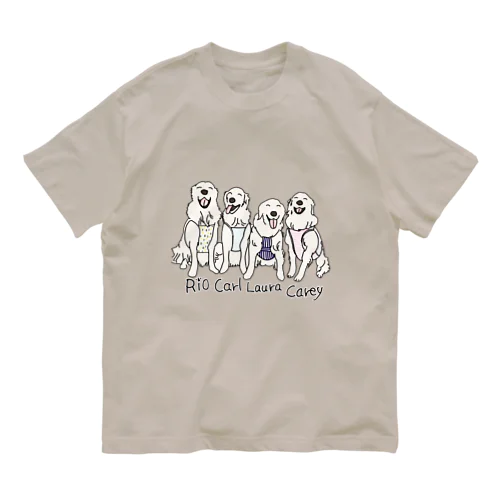 ローラ&キャリー&リオ&カール〜happy〜 Organic Cotton T-Shirt
