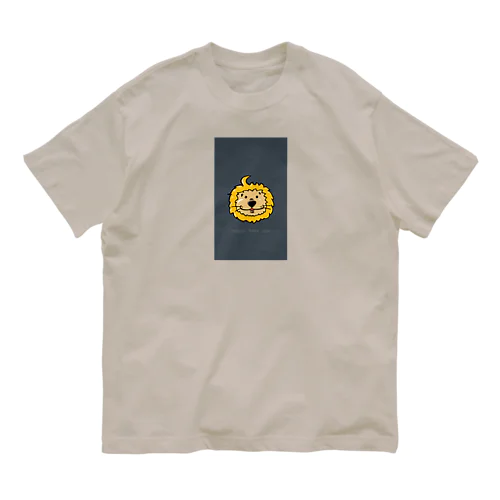 寝ぐせ　ぱぱ　らいおん　sma Organic Cotton T-Shirt