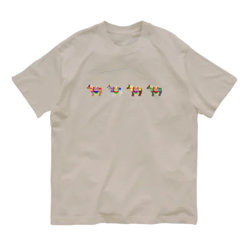 チャグチャグ馬コ 行列 Organic Cotton T-Shirt