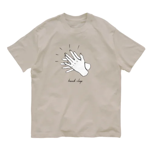 【色変化】hand clap オーガニックコットンTシャツ
