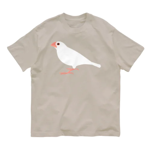 白文鳥Ｔシャツ オーガニックコットンTシャツ