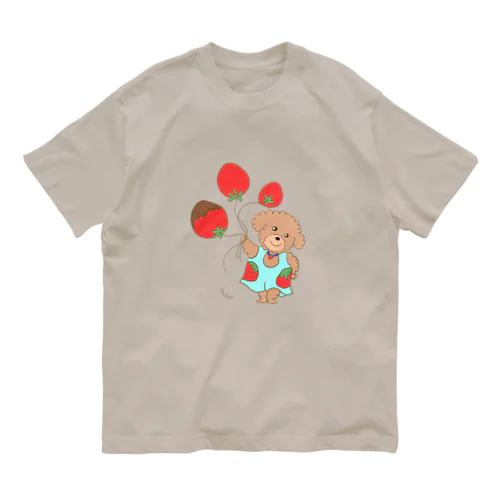 《チョコっと🎈バル〜ン》 オーガニックコットンTシャツ