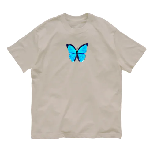 モルフォ蝶 Organic Cotton T-Shirt