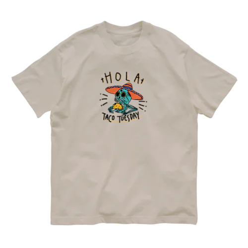 TACO TUESDAY. (color) Organic Cotton T-Shirt