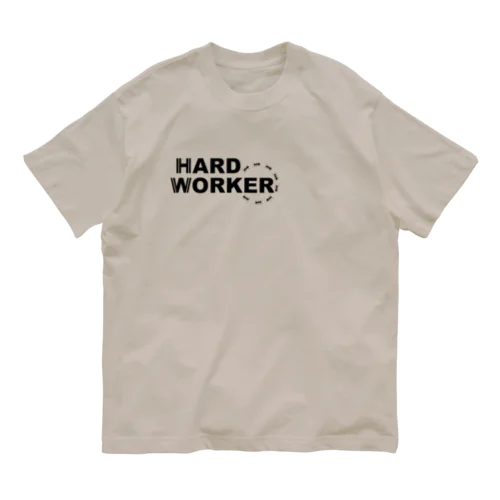働き者（淡色用） オーガニックコットンTシャツ
