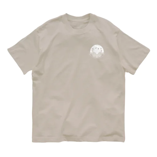 ワンポイント オカメインコ 白 Organic Cotton T-Shirt