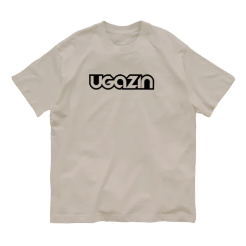 ugazinロゴ オーガニックコットンTシャツ