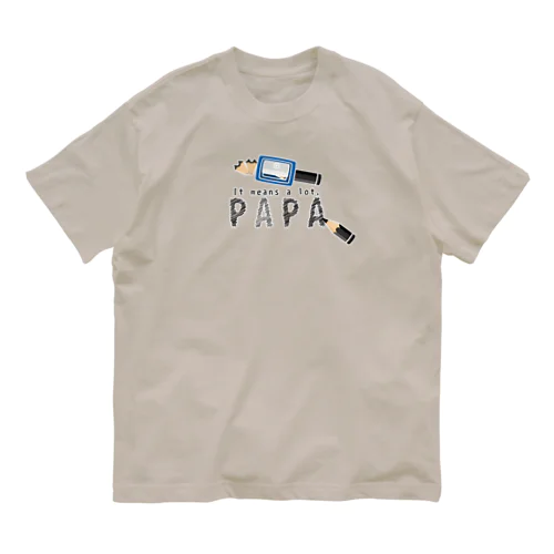 ちびた鉛筆 PAPA*D Organic Cotton T-Shirt