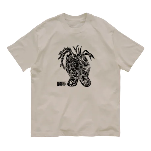 mudhands オーガニックコットンTシャツ