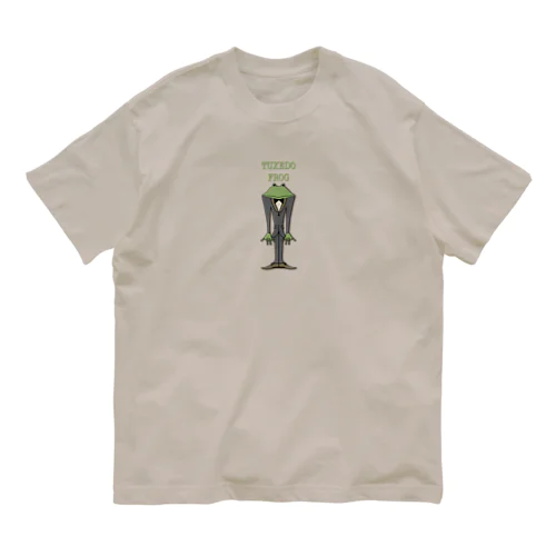 タキシードカエル Organic Cotton T-Shirt