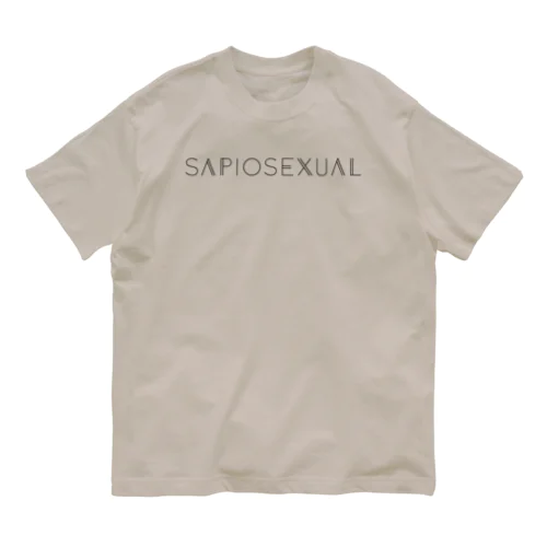 SAPIOSEXUAL　- black ver. - オーガニックコットンTシャツ