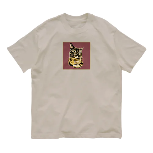 実写のポン(手袋) Organic Cotton T-Shirt