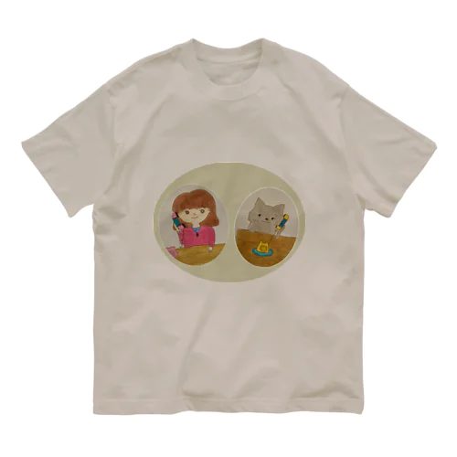 I need you Chacha　ポメラニアン オーガニックコットンTシャツ