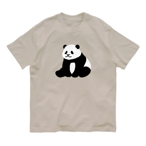 ころころパンダ（おすわり） Organic Cotton T-Shirt