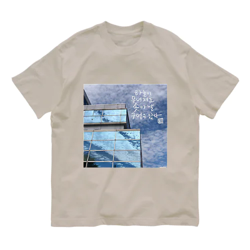 空が崩れても Organic Cotton T-Shirt