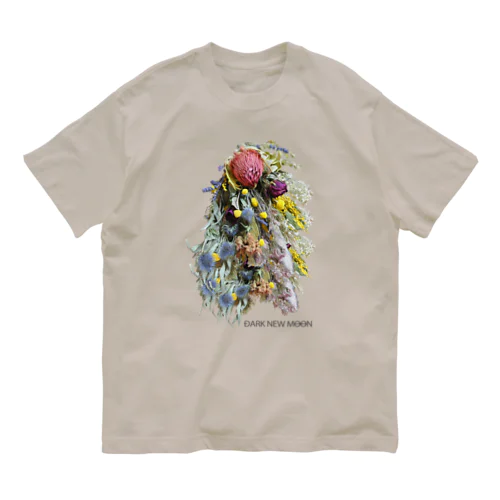 ドライフラワー♯１ オーガニックコットンTシャツ