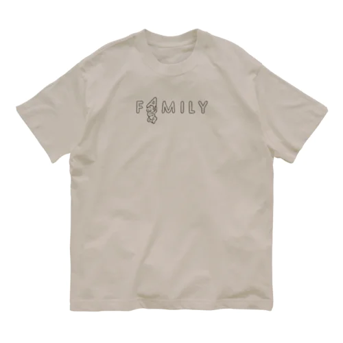 ファンファンファミリー Organic Cotton T-Shirt