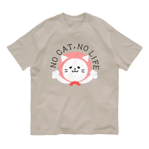 ノーキャットノーライフ Organic Cotton T-Shirt