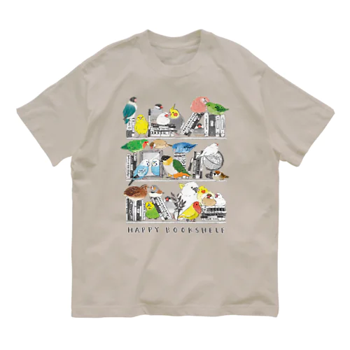 しあわせの本棚 オーガニックコットンTシャツ