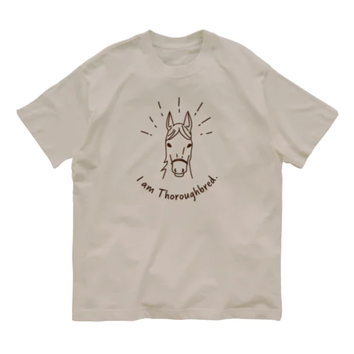 アイアムサラブレッド Organic Cotton T-Shirt