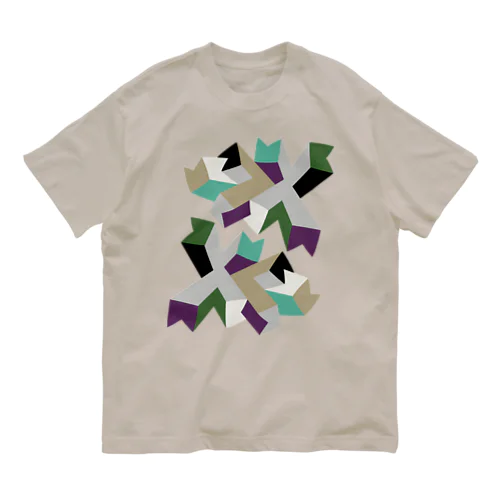 オーガニックT／d_007（トリミングシリーズ） Organic Cotton T-Shirt