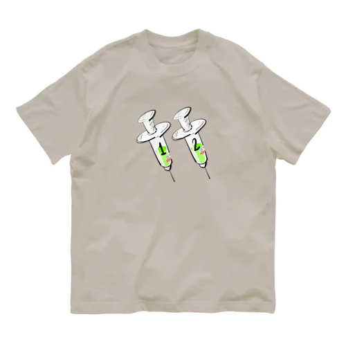 ワクチン接種済 Organic Cotton T-Shirt