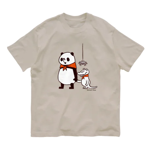 いつもの三人！　パンダのおはなし Organic Cotton T-Shirt