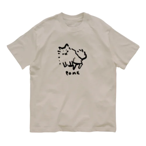 ポメラニアン オーガニックコットンTシャツ