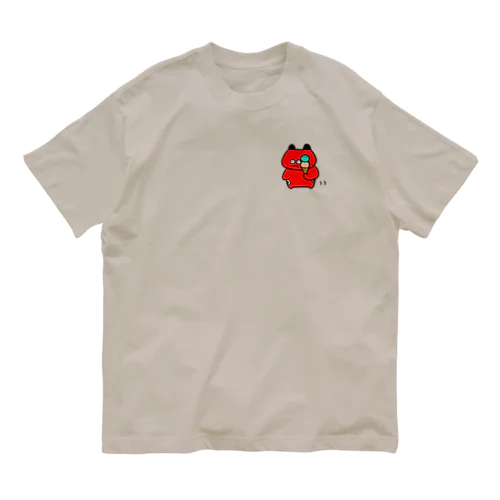 アイスを買ったあかべこ Organic Cotton T-Shirt