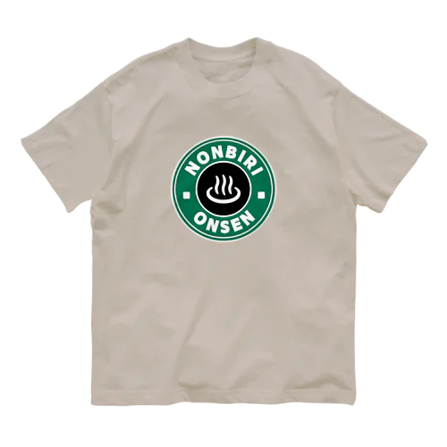 のんびり温泉 Organic Cotton T-Shirt
