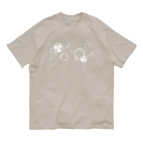 【和太鼓の日2022】和太鼓ごろごろ　白 オーガニックコットンTシャツ