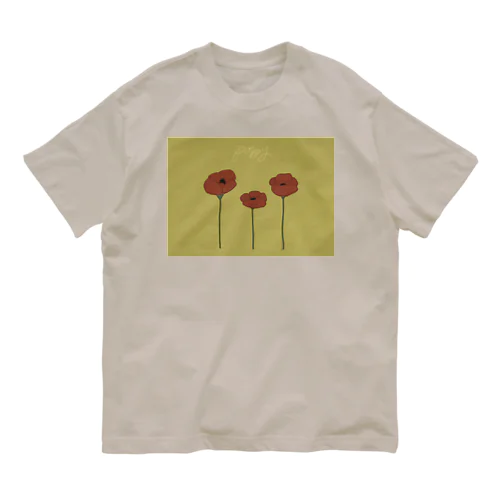 POPPY💐 オーガニックコットンTシャツ