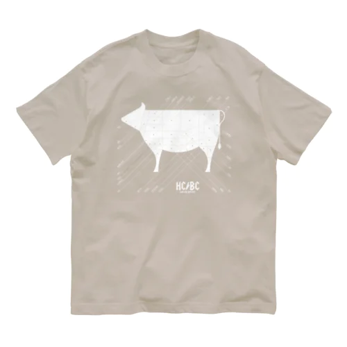 HCBC💀 SOLID WH 日本語版 Organic Cotton T-Shirt