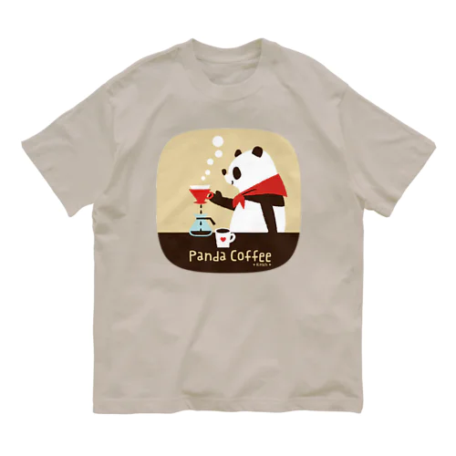 パンダコーヒー 유기농 코튼 티셔츠