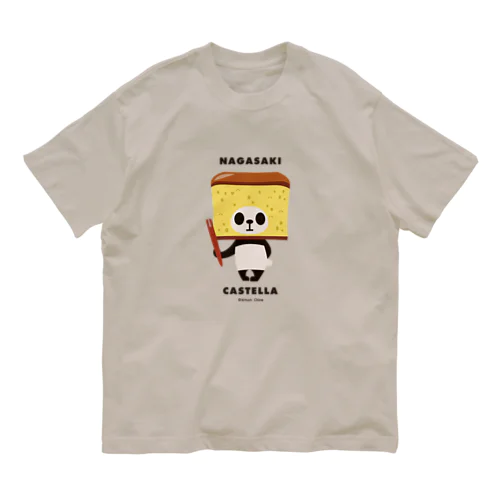 【長崎】カステラパンダ Organic Cotton T-Shirt