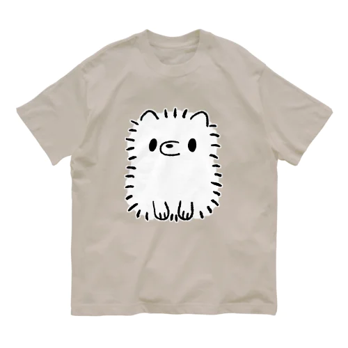 まっすぐみつめるポメちゃん オーガニックコットンTシャツ