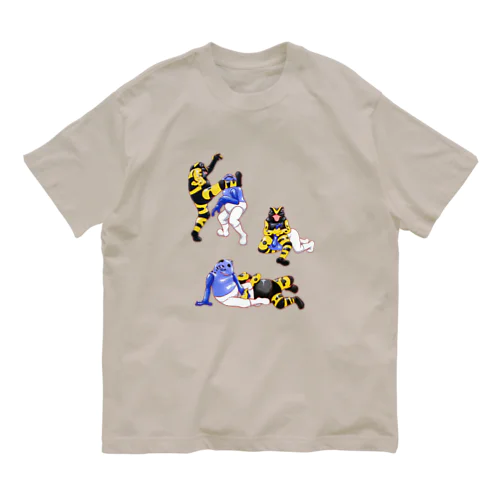 -ケロレス-第一試合：コバルトVSキオビ Organic Cotton T-Shirt