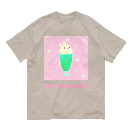 うさクリームソーダ Organic Cotton T-Shirt