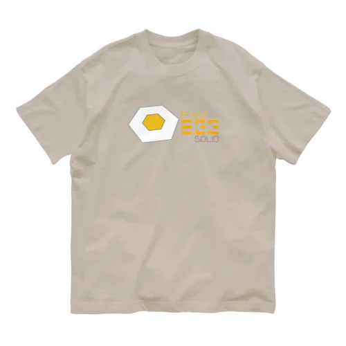 カクカク目玉焼き Organic Cotton T-Shirt