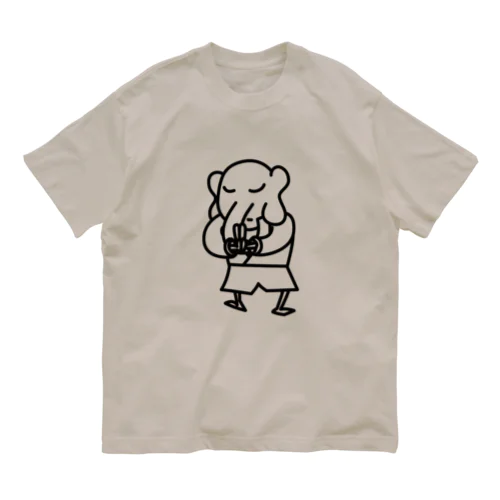 ばんぞうくん全身 オーガニックコットンTシャツ