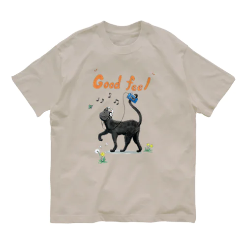 ネコちゃん(黒猫) Organic Cotton T-Shirt