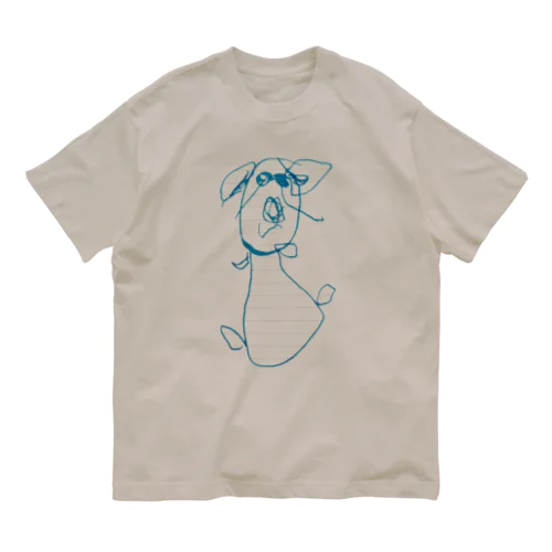 犬いぬイヌ。 Organic Cotton T-Shirt